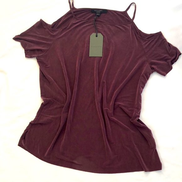 All Saints Tops - NWT All saints Short Sleeve Blouse Size M.